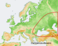 Distribution map Campanula stevenii.png