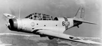 Douglas TBD-1 Devastator of VT-6 in flight, 1938 (80-G-19341).jpg