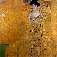 Адель Блох-Бауэр I, проданная за рекордные 135 млн. долларов в 2006, Neue Galerie, Нью-Йорк