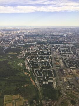 Вид на шоссе с высоты