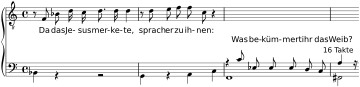 BWV 244 Incipit Nr. 8 Da das Jesus merkete.svg