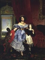 Countess Samoilova with Giovanina Pacini by K.Brullov (1832-4, Hillwood).jpg