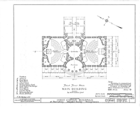 First Capitol Buildings, Harrisburg, Dauphin County, PA HABS PA,22-HARBU,1- (sheet 2 of 3).png