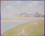 Georges Seurat - View of Le Crotoy from Upstream PC 195.jpg