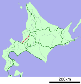 JR Sassho Line linemap.svg