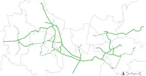 Map of tram lines in Upper Silesian urban area.svg