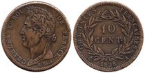 10 centimes, French colonies, 1828, Charles X.jpg