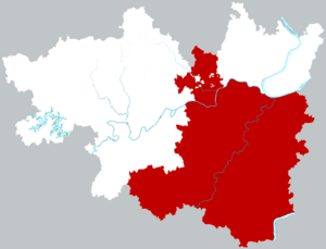 Сянтань на карте