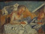 In the room by Petrov-Vodkin (1921, Paleev col).jpg
