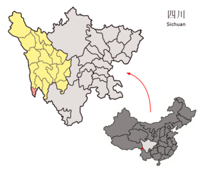 Деронг на карте