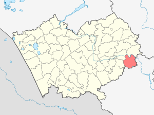 Красногорский район на карте