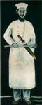 Niko Pirosmani. Cook. Oil on oilcloth. State Art Museum of Georgia, Tbilisi, Georgia.jpg