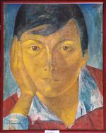 Yellow face by Petrov-Vodkin (1921, Chuvashia).jpg