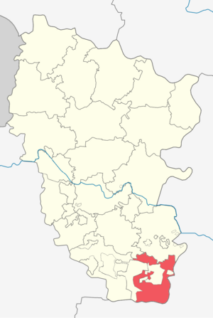 Свердловский район на карте