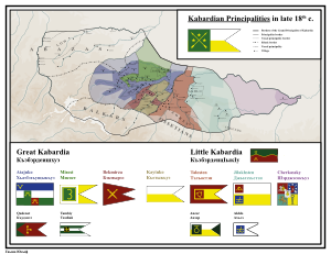 Кабардинские княжества в XVIII в.