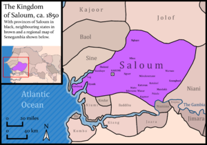 Салум около 1850 года