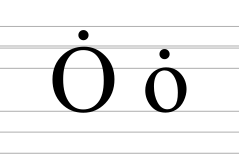 Latin letter O with dot above.svg