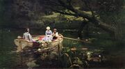 Na lodke. Abramcevo. by Vasiliy Polenov.jpg