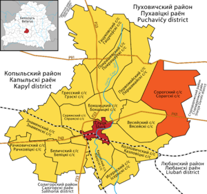 Сорогский сельский Совет на карте