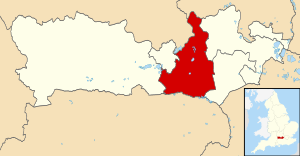 Уокингем на карте
