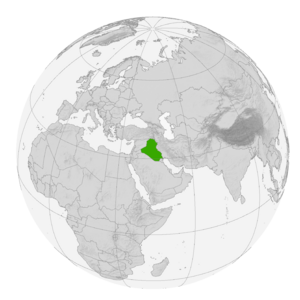 Ирак на карте мира