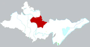 Цзянлин на карте