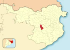Расположение муниципалитета на карте провинции