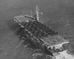 USS Shamrock Bay (CVE-84) underway on 11 November 1944 Birds Eye.jpg