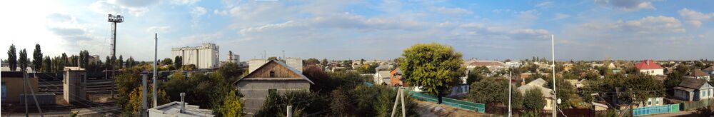 Панорама привокзальной частной застройки