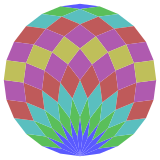 24-gon rhombic dissection.svg