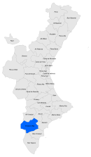 Localització del Vinalopó Mitjà respecte del País Valencià.svg