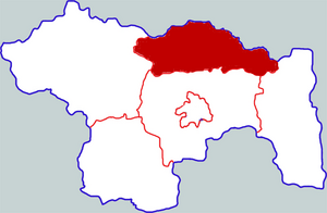 Чангэ на карте
