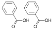 Diphenyl-2,3'-dicarboxylic acid.svg
