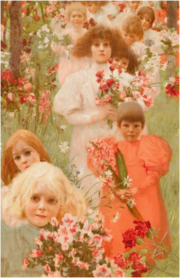 Klimt - Kinder mit Blumen.png