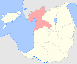 Перновский уезд на карте