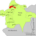 Расположение муниципалитета Паланкес на карте провинции