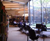 Study room of the NIOD Institute for War, Holocaust and Genocide Studies