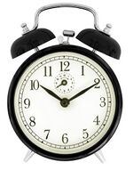 2010-07-20 Black windup alarm clock face.jpg