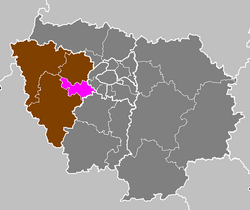 Версаль на карте