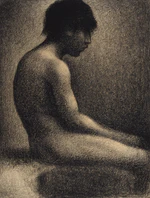 Georges Seurat - Seated Nude- Study for 'Une Baignade' - Google Art Project.jpg