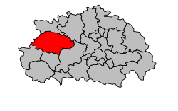 Кантон на карте департамента Тарн