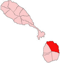 Округ Сент-Джеймс-Уиндуорд на карте