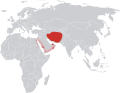 Vulpes cana (distribution).svg