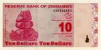 Zimbabwe $10 2009 Obverse.jpg