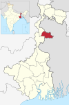Dakshin Dinajpur in West Bengal (India).svg