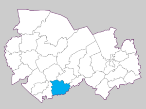 Краснозёрский район на карте