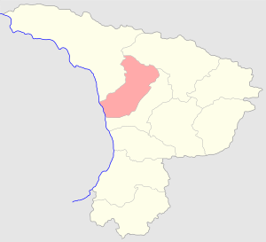 Зугдидский уезд на карте