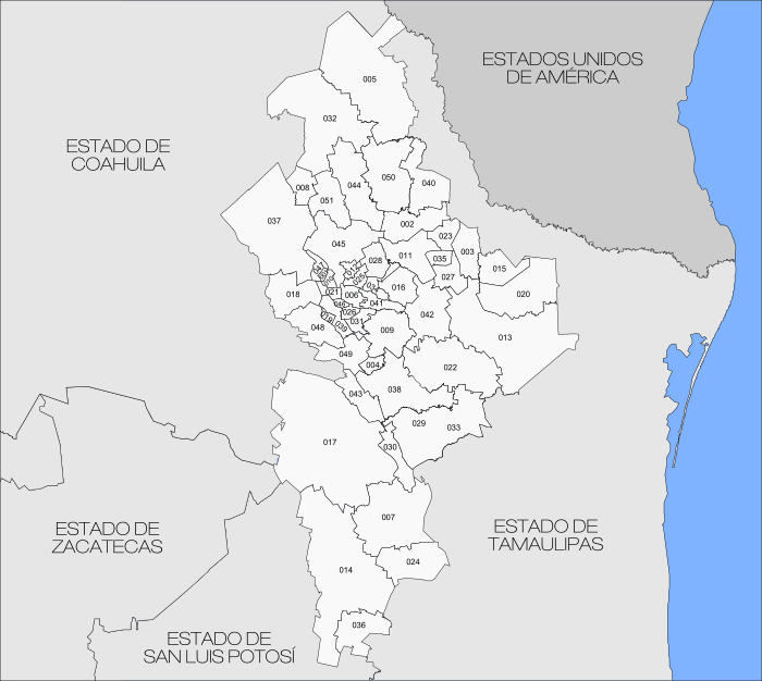 Municipios de Nuevo León.svg