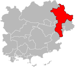 Рокбрюн-сюр-Аржан на карте