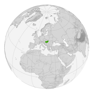 Венгрия на карте мира